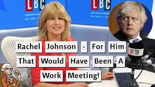 Rachel Johnson Defends Her Brother's Actions Over Garden Party!