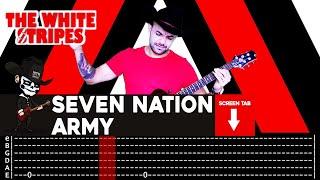 【THE WHITE STRIPES】[ Seven Nation Army ] cover by Masuka | LESSON | GUITAR TAB