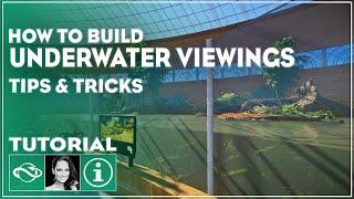 ▶ How to Build an Underwater Viewing Gallery in Planet Zoo Tutorial | Tips & Tricks |