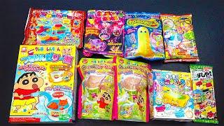 popin cookin diy japanese candy kit asmr educational sweet jelly noodle, block gummy, choco dessert