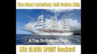 SEA CLOUD SPIRIT Decked!  A top-to-bottom tour of the new sail-assisted luxury cruise ship