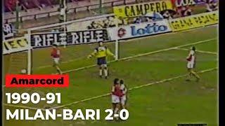 AMARCORD: MILAN-BARI 2-0 | 13 gennaio 1991 | Serie A 1990-91