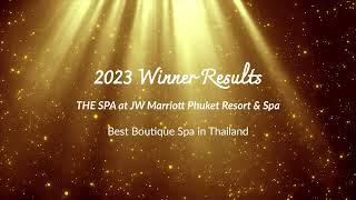 2023 Haute Grandeur Global Excellence Award announcement by THE SPA at JW Marriott Phuket