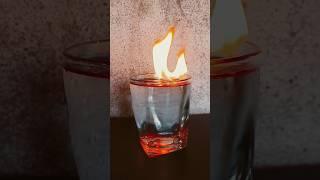 Water on Fire, Nail Polish and Fire Experiment: Simple Science at Home | Flammable Liquid Reaction