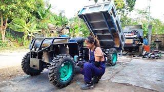 Project to upgrade ATV terrain vehicle from load capacity of 500 kg to 1000 kg, phase 4