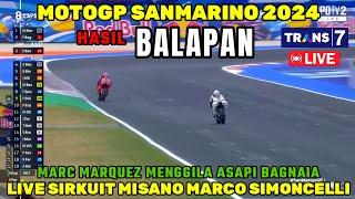 BRUTALRACE MOTOGP SAN MARINO 2024,BERITA MOTOGP HARI INI, LIVE MOTOGP HARI INI, MARC MARQUEZ MENANG