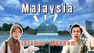 Chinese Hui first time visiting Malaysian Islamic Art Museum——Smart teacher Vi and silly student Ma.