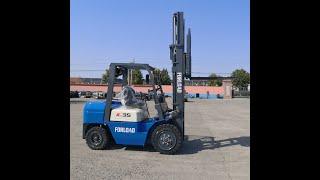 FORLOAD 3.5tons Chinese diesel forklift test driving