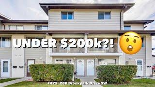 WOW! 2 Bedroom Townhome in SW Calgary under $200k!