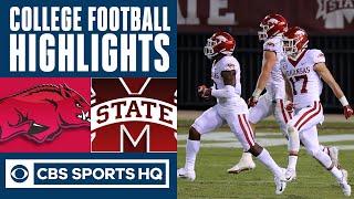 Arkansas vs #16 Mississippi State: Arkansas snaps 20-game SEC skid, 21-14 vs Miss St | CBS Sports HQ