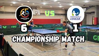 TT 5 CHERCHI VS TT VENEZIA CANNAREGIO | TABLE TENNIS CHAMPIONSHIP MATCH