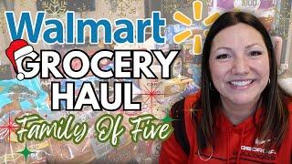 WALMART GROCERY HAUL | FAMILY OF FIVE | GROCERY HAUL + MEAL PLAN