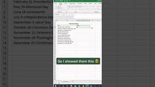 How to get the content from left side in a particular cell #excel #productivityhacks #mexcel