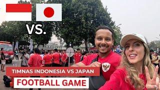 INDONESIA vs Japan at GBK: TIMNAS Football Game!   (We got scammed!)