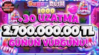 Sugar Rush 1000 | +32 UZATMA İLE 2.700.000.00 TL KAZANÇ | SON ANLARDA GELEN GOLLLL!!