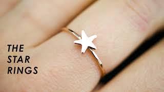 The Star Stacking Rings | Hannah Naomi