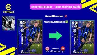 How to Train 99* N. Barella Properly | Watch & Support for more | #efootball #barella #training