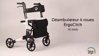 ErgoClick - Déambulateur facilement pliable et léger