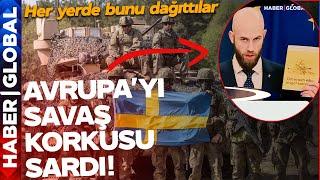 Avrupa'yı Savaş Korkusu Sardı! Sokaklarda Bunu Dağıttılar