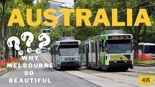 Melbourne Australia Spring Season walk in September 2024 in 4K