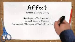 Affect versus Effect - Grammar Tips by Standoutbooks