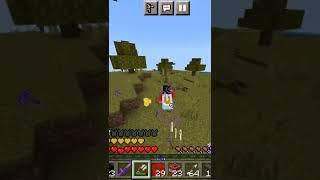 Minecraft but leaves drop op item #shorts