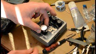 Собираю педалборд из педалей фирмы Electro-harmonix. Педаль "Worm" на прокачку. Часть 2-я.