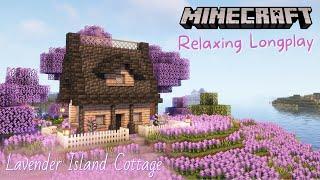 Minecraft Longplay | Cozy Lavender Island Cottage (no commentary)