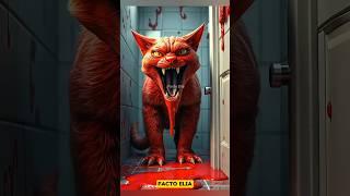 Dad cat son transformed into a Red Monster #shortvideo #shorts #cat #cats #catshorts #catlover #yt