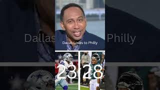 Stephen A Smith Called the Dallas Cowboy's 23 - 28 Loss to the Philadelphia Eagles