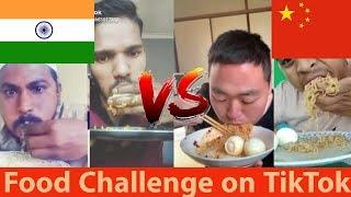 Funny Food Challange On TikTok | Who will win INDIA Vs CHINA | Be Me Stick |