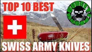 Top 10 Best Swiss Army Knives -- Visit to Switzerland | Budget Bugout