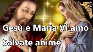 Coroncina D'amore e Riparazione -Gesù e Maria Vi amo Salvate anime 