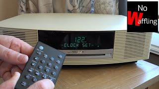 How to Set or Change Time on Bose Wave Music System - Beginners guide