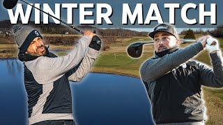 THE GREENS WERE FROZEN  | Golficity Winter Golf Match