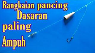 Tutorial cara membuat rangkaian pancing dasaran