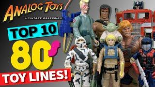 Top 10 Best 80s Action Figure Toy Lines!