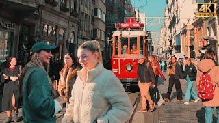 Explore Taksim Square and Istiklal Street: Istanbul’s Vibrant Heart 4K Walking Tour