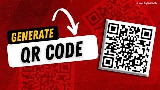 How to Generate QR Code | EASY STEP