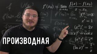  Определение производной. Производные основных функций | матан #030 | Борис Трушин