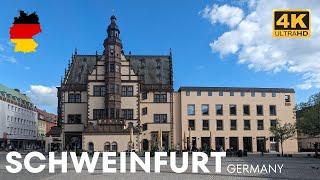 Schweinfurt, Germany: A Walking tour in 2024 I Travel Germany I 4K HDR