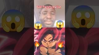 Goku Super Saiyan 4 Transformation Reaction #goku #supersaiyan4 #dragonballz #animereaction