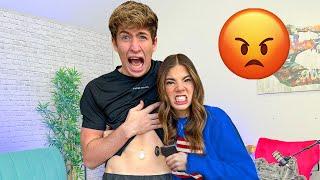 We Pierced His Belly Button￼!