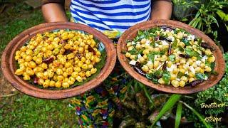 Restaurant Style Chickpea recipe | 5 Minutes Two Recipe | Traditional Village Kitchen