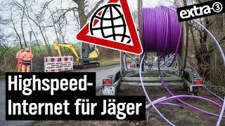 Realer Irrsinn: Glasfaser-Ausbau im Naturschutzgebiet in Schleswig-Holstein | extra 3 | NDR