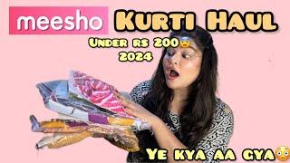 Huge meesho kurti haul || Under Rs 200 only || Aahna Shukla