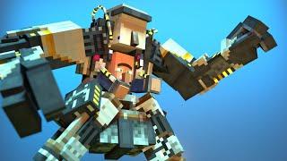 Villager Vs Pillager Part 20 [IRON MECHA Village Raid] NikNikamTV Minecraft Animation