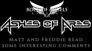 ASHES OF ARES - Matt Barlow & Freddie Vidales Read & Respond To Comments