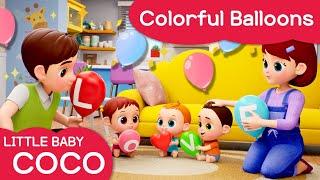 [Littlebaby COCO] Colorful Balloons | Preschool Song | Blow Balloons | Color | Play