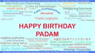 Padam   Languages Idiomas - Happy Birthday